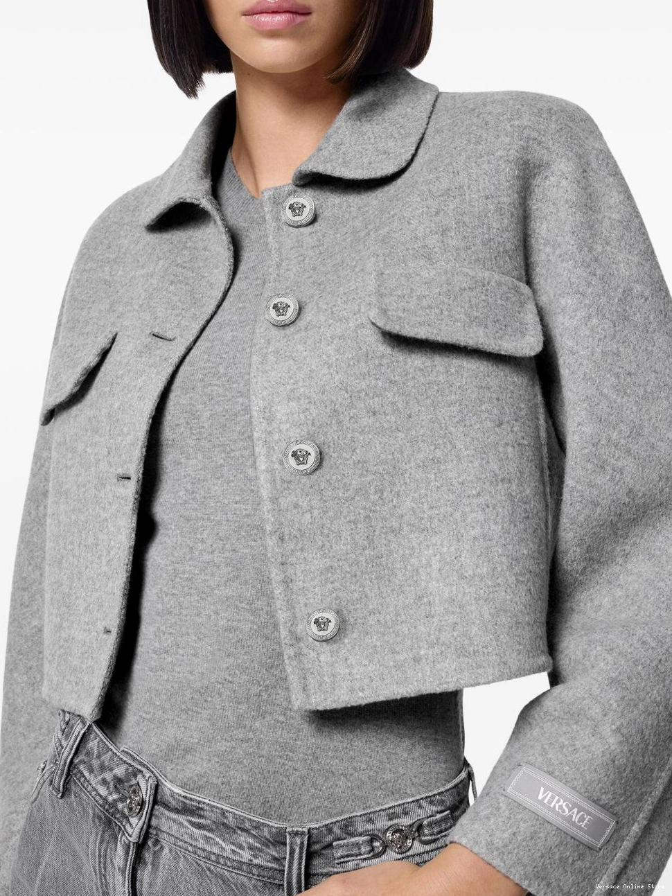 Cheap jacket Barocco Versace cropped Women 0723
